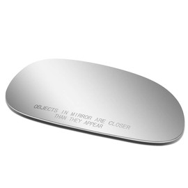 Passenger/Right Side Door Rear View Mirror Glass Lens Replacement Compatible with 1992-1995 Honda Civic