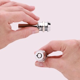 Wizard Lock & Key for Top Lid, Fits Wizkid, Original, Giant, Mega and Wonder Wizard Spiral Gumball Machines