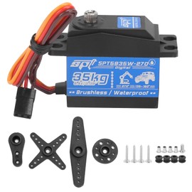 35KG RC Waterproof Brushless Motor Gear Servo Replacement for 1/8 1/10 RC Car Robot
