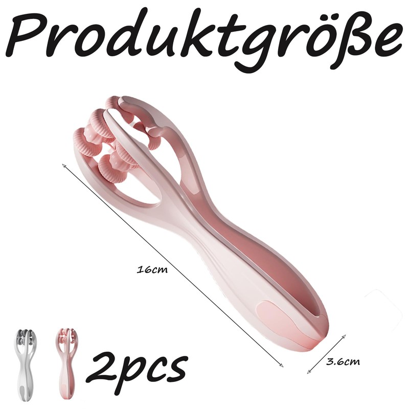 2 Stück Set Finger Massagegerät, Massage Roller Hand Massagegerät in