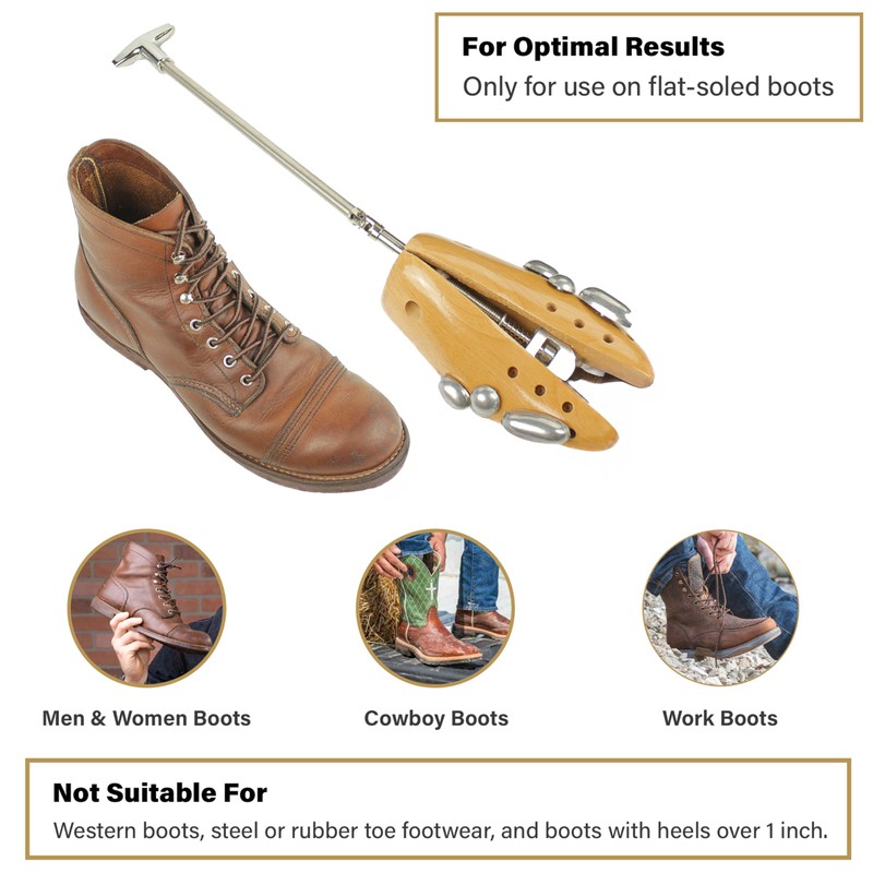 Eagle Premium Professional Boot Width Stretcher, Adjustable Boot Stretcher for