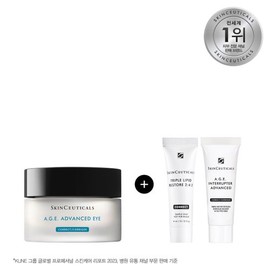 SkinCeuticals [Skinceuticals] AGE Advanced Eye 3D Glowing Eye Cream (+ 2 types of best creams) / [스킨수티컬즈] AGE 어드밴스드 아이 3D 광채 아이크림 (+베스트 크림 2종)