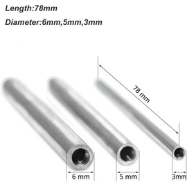 Namvo 3 Sizes Paracord Sewing Needles with Smoothing Tool Set, Stainless Steel Lacing, Sewing Weaving Needle for DIY Craft Bracelets, Weaving Laces, Laces, Clothing, Decoration