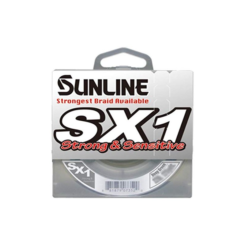 (14kg Test/250-Yard) - Sunline SX1 Braided Fishing Line (Dark Green,