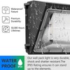 2PACK Dusk to Dawn 100W LED Wall Pack Light Fixture,