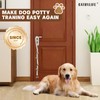CATHYLIFE Dog Doorbells for Potty Training, PU Leather Puppy Door