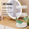 Growsun Rotating Makeup Organizer for Vanity 3 Tier Lazy Susan