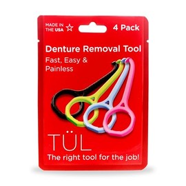 Denture Removal Tool | Made in the USA | Variety 4 Pack | Top Denture Accessories