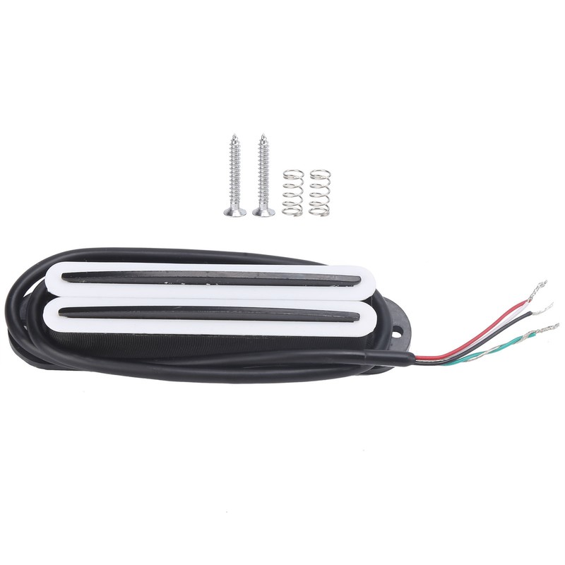11K Dual Hot Rail Humbucker Pickup Ceramic Magnet ABS Electric