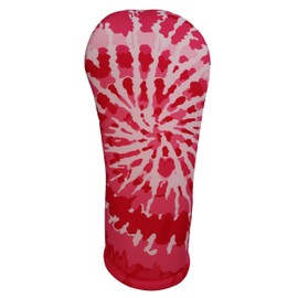 Tie Dye Collection Golf Club Headcovers 3 Separate Sizes Driver Fairway Hybrid All Sold Separately Handmade in USA by BeeJos (Hot Pink, Fairway)