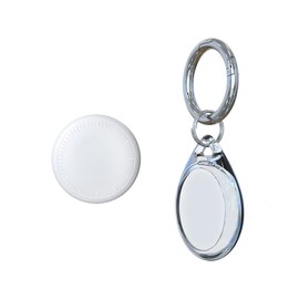 (Android Only) Google Certified Android Tracker, Key Tracking Tag, Item Finder and Wallet Tracker, Works with Google Find My Device App, Smart Tracker Tag for Keys, Luggage, Wallets, Pets (White)