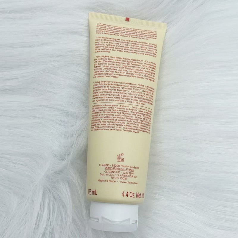 Clarins Hydrating Gentle Foaming Cleanser 125ml / 클라랑스 하이드레이팅 젠틀