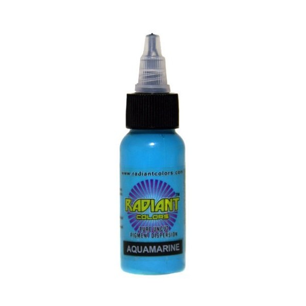 Radiant Colors - Aquamarine - Tattoo Ink 1oz MADE IN USA by Radiant Colors