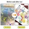 INCAUCA 12 Colors Shrink Plastic Sheet, Frosted Shrinking Paper, Shrink