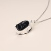 COAI Healing Raw Crystal Necklace for Women, Stone, Obsidian