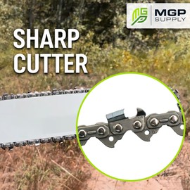 MGP SUPPLY- 18 Inch Chainsaw Chain 3 Pack | 3/8" LP Pitch, .050" Gauge, 62 Drive Links | Fits Echo, Stihl, Ego | Replacement for Oregon Chainsaw Chain and Husqvarna Chainsaw Chain