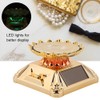 Solar Showcase 360 Rotating Turntable Watch Phone Jewelry Ring Display