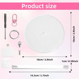 Portable Wrist Yarn Holder for Crocheting & Knitting, Acrylic Wool Mini Yarn Holder for Crocheting,Yarn Organizer Storage Knitting Supplies Crocheting Gift for Craft Lover