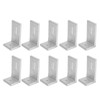 10PCS L Foot Solar Mount Aluminum Alloy Photovoltaic Panel Mounting