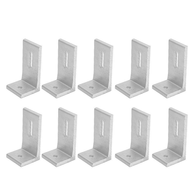 10PCS L Foot Solar Mount Aluminum Alloy Photovoltaic Panel Mounting
