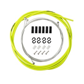 Sarini Universal Bike Inner Brake Cable Housing Kit with Bike Cable Ends,Bicycle Brake Cable Replacement for Mountain Bike and Road Bike (Green)
