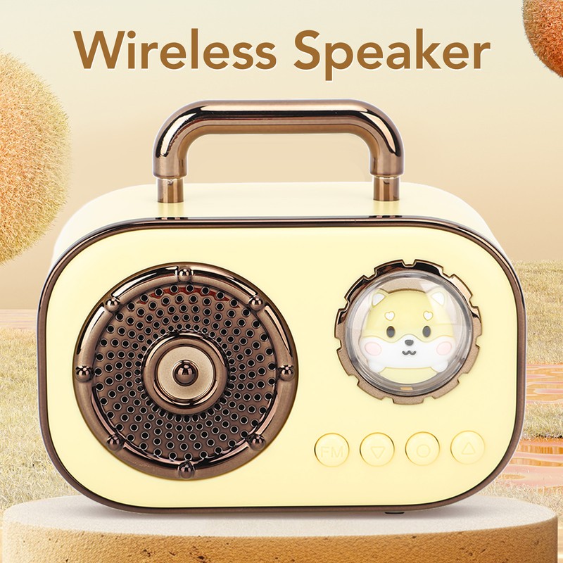 Bluetooth Speaker Mini USB Wireless Portable for Outdoor Car Cartoon