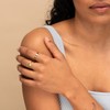 NOKMIT 3mm 14K Gold Filled Rings for Women Girls Dainty