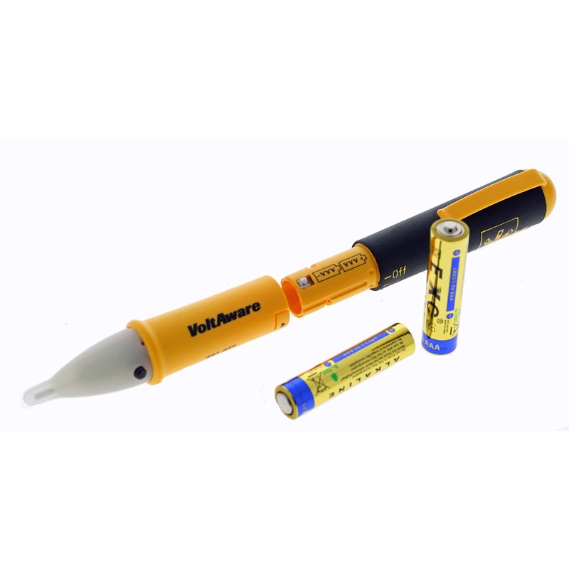 IDEAL INDUSTRIES INC. 61-025 Volt Aware Non-Contact Voltage Tester, Clear