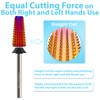 MagiBling Straight Cut Nail Drill Bits, Tapered 3/32'' Professional Safety