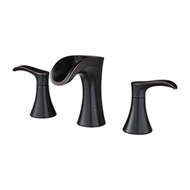 Pfister Brea Bathroom Sink Faucet, 8-Inch Widespread, 2-Handle, 3-Hole, Tuscan Bronze Finish, LF049BRYY