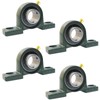 4 Pack UCP206-20 Pillow Block Mounted Ball Bearing - 1-1/4"