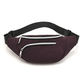 Waist Pack Bag for Men&Women - Fanny Pack for Workout Traveling Running.(13301) Dark Red