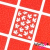 Whats Up Nails - Maple Leaves Vinyl Stencils for Nail