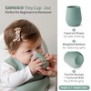 SAMiGO Silicone Baby Feeding Set, Baby Led Weaning Supplies, Suction