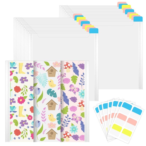 60 Pack 6x6 Inch Paper Storage Organizer Clear Plastic Sleeves