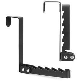 Door Coat Rack for Hanging, Foldable Door Hook, 5 Hangers, Coat Hooks, Door Clothes Hooks for Hanging, Metal Door Hooks for Clothes, Coat, Behind the Bathroom Door