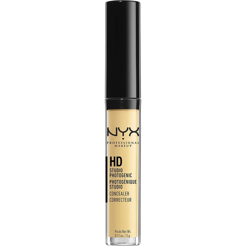 NYX Professional Makeup, HD, Corrector de Maquillaje, Yellow, 3G