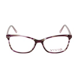 Calabria Vivid Designer Reading Eye Glasses 893 Bordeaux Marble Wine Red-Purple 52 mm