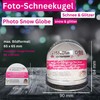 50007 Snow globe photo with base black with snow