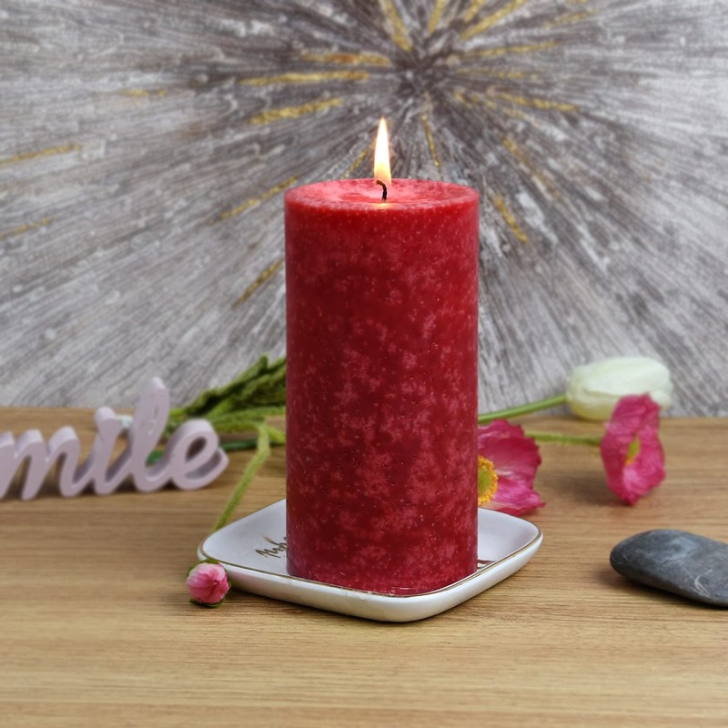 3 x 6 Inch SLD Apple Crisp Scented Pillar Candle