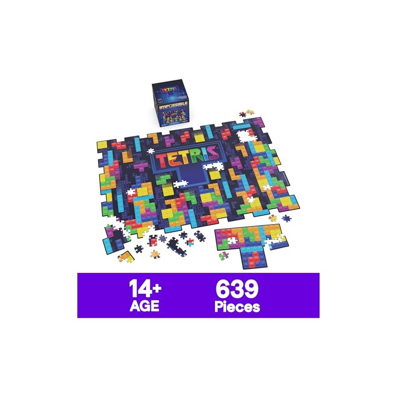 Spin Master Games, Rompecabezas irrealizable de Tetris, Rompecabezas lenticular de