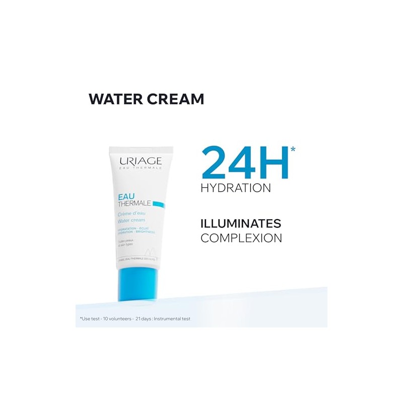 Uriage Eau Thermale Crema Facial Hidratante Ácido Hialurónico Hidratación Horas