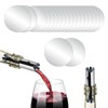 Wine Pourer Disc,Silver Wine Pourer and Stopper Discs Aluminum Foil