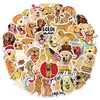 50Pcs Golden Retriever Stickers, Cute Dog Vinyl Stickers Decals for