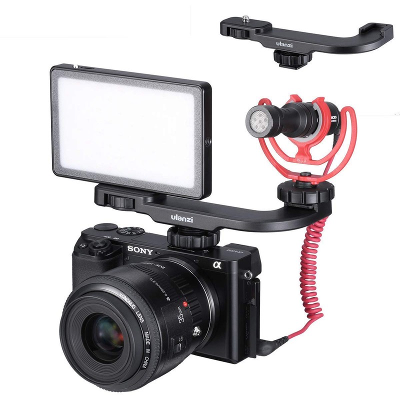 ULANZI PT-8 Vlog Cold Shoe Extension Adapter Bracket with Cold