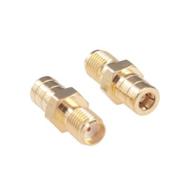 RFaha 5pcs SMA to SMB Coax Adapter SMA Female to SMB Female RF Coaxial Connector(F118-5)
