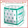 Saintrygo 4 Pcs Christmas Ornament Storage Box Christmas Storage Containers