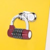 HOJLKLD Gym Locker Lock 5 Letter Word Lock Safety Padlock