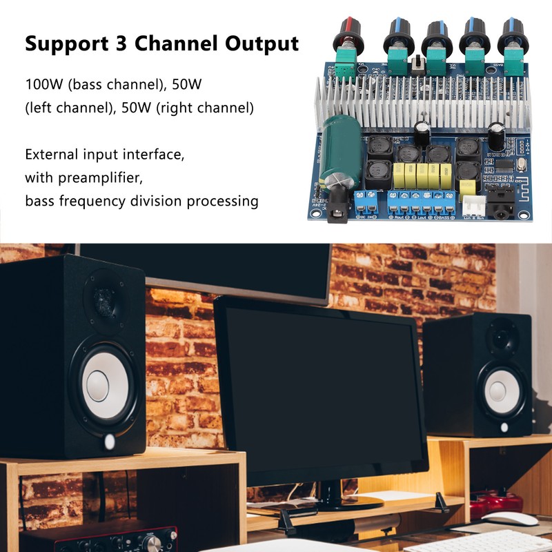 Subwoofer Amplifier Board HIFI High Power 2.1 Channel Amplifier Board