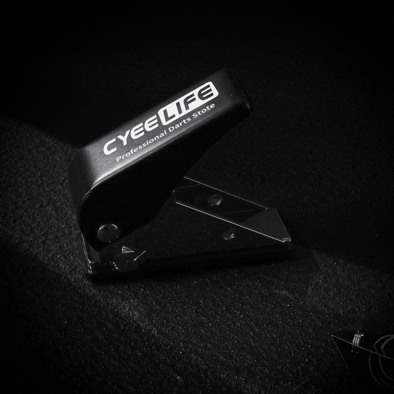 CyeeLife Dart Flight Hole Punch with 100 Metal O Rings,